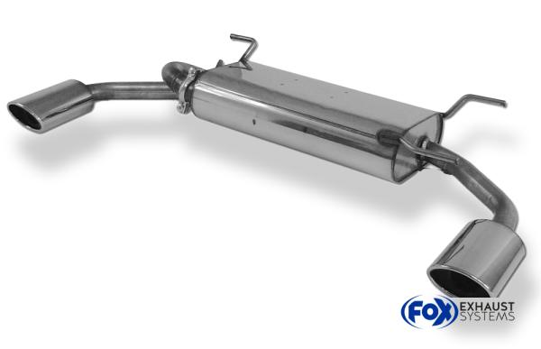 Endschalldämpfer Ausgang rechts/links - 115x85 Typ 32 rechts/links passend für: Mazda MX5 NB